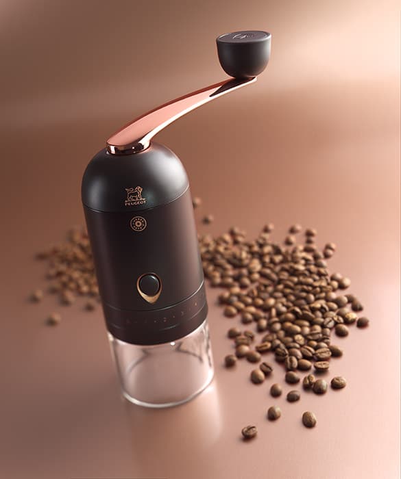 design produit moulin l'arbre à café peugeot saveur
